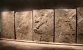 Assyrian two winged genies with various attributes from Nimrud NW Palace of Kings at Museum Ägyptischer Kunst. Munich, Germany.