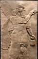 Assyrian two winged genie from Nimrud NW Palace of Kings at Museum Ägyptischer Kunst. Munich, Germany.