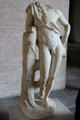 Roman copy of statue of leaning satyr original by Praxiteles at Glyptothek. Munich, Germany.