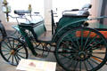 Benz Vis-à-Vis auto with early double turning steering at Deutsches Museum Transport Museum. Munich, Germany.
