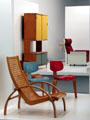 Collection of modern furniture designs at Pinakothek der Moderne. Munich, Germany.