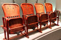 Theater chairs by Thonet Brothers of Vienna at Pinakothek der Moderne. Munich, Germany.