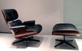 Lounge chair & stool by Charles Eames & Ray Eames for Herman Miller Furniture Co. of Zeeland, MI at Pinakothek der Moderne. Munich, Germany.