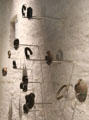 Manillas or armlets made of copper, bronze or brass used as a type of currency from start of 16thC until 1949 primarily in colonial Africa trade at Fugger und Welser Erlebnismuseum. Augsburg, Germany.