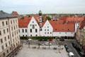 Maria Stern Cloister church on Elias-Holl-Platz behind Augsburg City Hall. Augsburg, Germany.