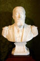 Duke Alfred of Saxe-Coburg & Gotha, 2nd son of Queen Victoria & Prince Albert marble portrait bust by Emil Fuchs at Coburg Castle. Coburg, Germany.