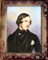 Portrait of Prince Albert, consort of Queen Victoria, at Coburg Castle. Coburg, Germany.