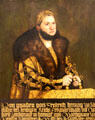 Portrait of Frederick III the Wise, Elector of Saxony by Lucas Cranach at Germanisches Nationalmuseum. Nuremberg, Germany.