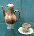 Ceramic coffee service by Otto Lindig for Ceramic Workshop Dornburg a.d. Saale at Germanisches Nationalmuseum. Nuremberg, Germany.