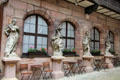 Four Seasons statuary at Fembohaus City Museum. Nuremberg, Germany.