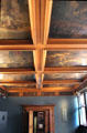 Painted ceiling at Fembohaus City Museum. Nuremberg, Germany.