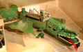 Dragon run by steam engine at City Toy Museum. Nuremberg, Germany.