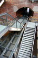 Internal stairway at Documentation Centre Nazi Party Rally Grounds. Nuremberg, Germany.