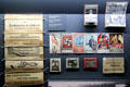 Posters showing Nuremberg Rallies as center for Nazi Party at Documentation Centre Nazi Party Rally Grounds. Nuremberg, Germany.
