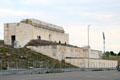 Reviewing stand where Hitler stood at Zeppelin Field. Nuremberg, Germany.