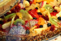 Fruit flan. Nuremberg, Germany.