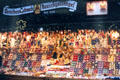 Booth with Christmas ornaments at Christmas Market on City Hall square. Nuremberg, Germany.