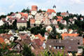 Altensteig town in Calw district in Black Forest. Altensteig, Germany