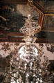 Chandelier in Knights' Hall at Weikersheim Palace. Weikersheim, Germany.