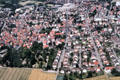 Stuttgart area homes from the air. Stuttgart, Germany.
