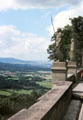 Surrounding countryside viewed from Hohenzollern Castle. Germany