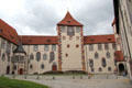 Hohes Schloss zu Füssen courtyard. Füssen, Germany.