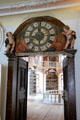 Glimpse through doorway to monastery library at Museum of City of Füssen in Kloster St Mang. Füssen, Germany.