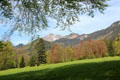 Mountain view near Linderhof Castle. Ettal, Germany.