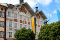 Bürgerbräu Haus & Rathaus. Bad Tölz, Germany.