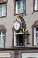 Restaurant sign on Marktstraße. Bad Tölz, Germany.