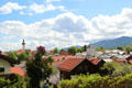 Overview of town of Bad Tölz. Bad Tölz, Germany.