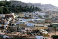 Houses in hills at Aswan. Egypt.