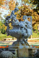 Whimsical fountains with cherubs in Ciutadella Park. Barcelona, Spain.