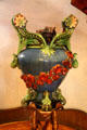 Modernista ceramic urn at Casa Batlló. Barcelona, Spain.