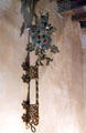 Metal lamp fixture in Casa Amatller. Barcelona, Spain.