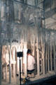 Section of working model in workshop at Sagrada Familia. Barcelona, Spain.