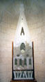 Model for window of central nave by Antoni Gaudí at Sagrada Familia. Barcelona, Spain.