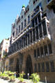 Palau Güell built for patron Eusebi Güell. Barcelona, Spain.