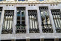 Windows at Palau Güell. Barcelona, Spain.