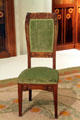 Modernista chair from Casa Lleó Merera in Barcelona by Lluís Domènech i Montaner & Gaspar Homar at Museu Nacional d'Art de Catalunya. Barcelona, Spain.