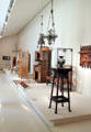 Collection of Modernista movement decorative arts by Gaspar Homar at Museu Nacional d'Art de Catalunya. Barcelona, Spain.