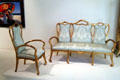 Modernista chair & sofa by Joan Busquets at Museu Nacional d'Art de Catalunya. Barcelona, Spain.
