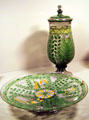 Standing salver & sweetmeat goblet Catalunya at Museum of Decorative Arts. Barcelona, Spain.