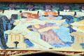 Performers on Orfeó Català mosaic on Palace of Catalan Music. Barcelona, Spain.
