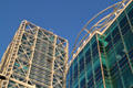 Hotel Arts & roofline of Casino de Barcelona. Barcelona, Spain.