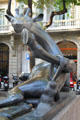 Coquette Giraffe statue by Josep Granyer. Barcelona, Spain.