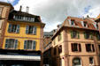 Buildings on Place d'Armes. Belfort, France.