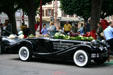 Antique car for wedding at Town Hall. Belfort, France.