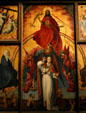 Last Judgment polytych altarpiece by Rogier van der Weyden in Hotel Dieu. Beaune, France
