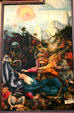 Temptation of St Anthony the Great on Isenheim Altarpiece by Matthius Grünewald in Unterlinden Museum. Colmar, France.
